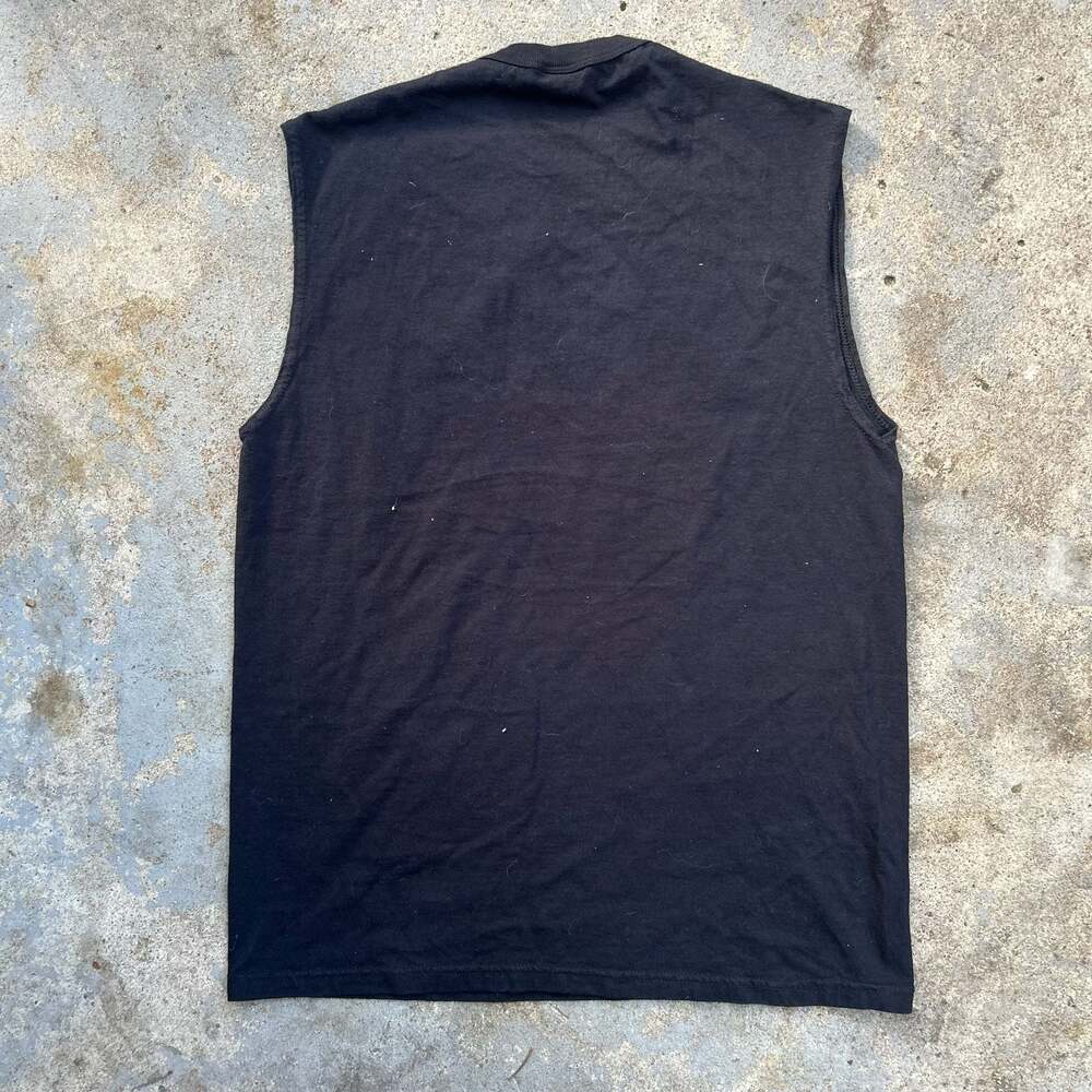 Vintage Johnny Cash Ghost Town Fury Sleeveless Shirt - Picture 2 of 3